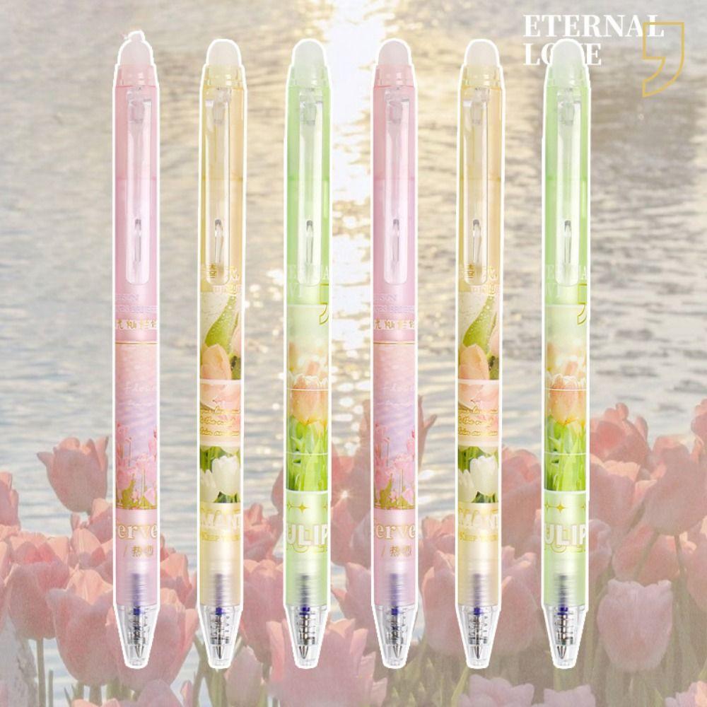Writing Erasable Gel Pens Tulip Neutral Pen Office Accessories Gel Pens  Children Gift