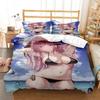 Sexy Anime Beauty Digital Print Comfortable Duvet Quilt Cover Pillowcase Bedding Set Children Bedroom Decoration Home Textile