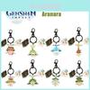 Genshin Impact Aranara Acrylic Keychain Fashionable Double Sided Printing Cartoon Character Keyring Bag Pendant