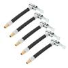 5pcs 10cm Tire Inflator Hose Fast Inflation Leak Free Air Pump Hose Adapter for Car Bike Motorcycle