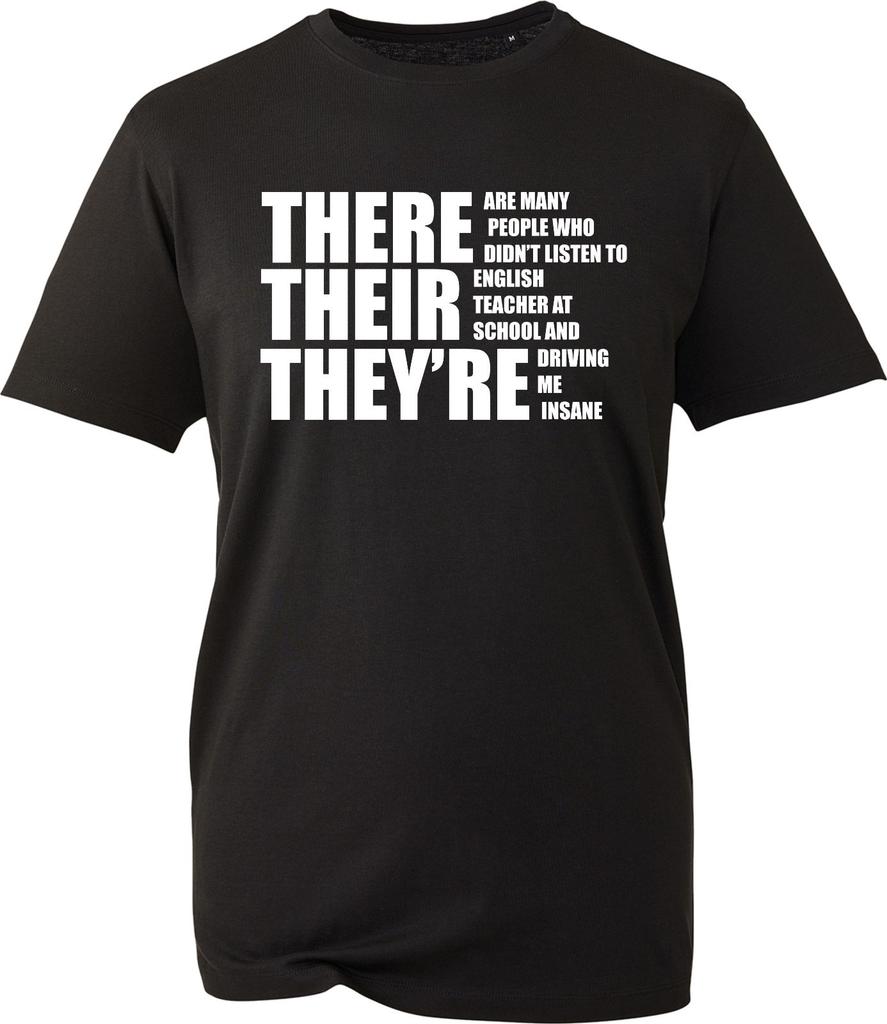 Grammar Police T Shirt Funny English Teacher Gift Unisexs Slogan Tee Top Class 2026