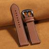 Handgefertigtes Retro Ölwachs Echtes Leder Kalbsleder Armband 20mm 22mm Schnellverschluss Damen Uhrenarmband Rindsleder Armband Zubehör