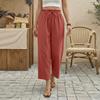Womens Palazzo Pants Summer Casual Flowy Wide Leg Trousers Beach Travel Vacation Outfits