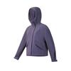 FILA Fitness Series Fashionable Multifunctional Outdoor Loose Hooded Jacket Women jackets Purple A11W541705FPU