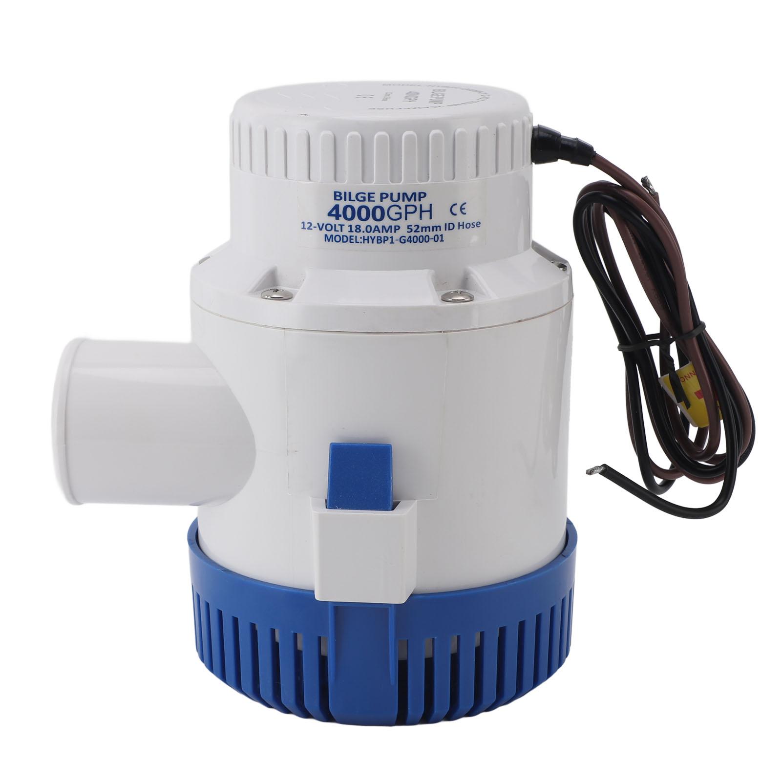 

Submersible Pump 4000GPH Automatic DC Electric Utility Bilge Pump for Pool Draining Fountain Hot