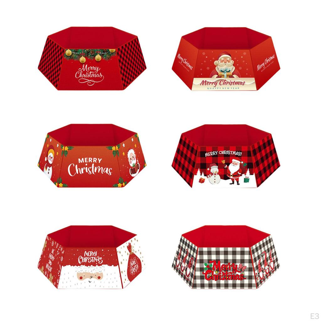 Vánoční stromeček dekorace límec Ornament šestiúhelník, Xmas Decor Base