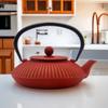 811ml Umbrella Shaped Cast Iron Teapot Filter Pot Heated Kettle Afternoon Tea Brewing Utensils Tea Kettle Water Bottle Teapots