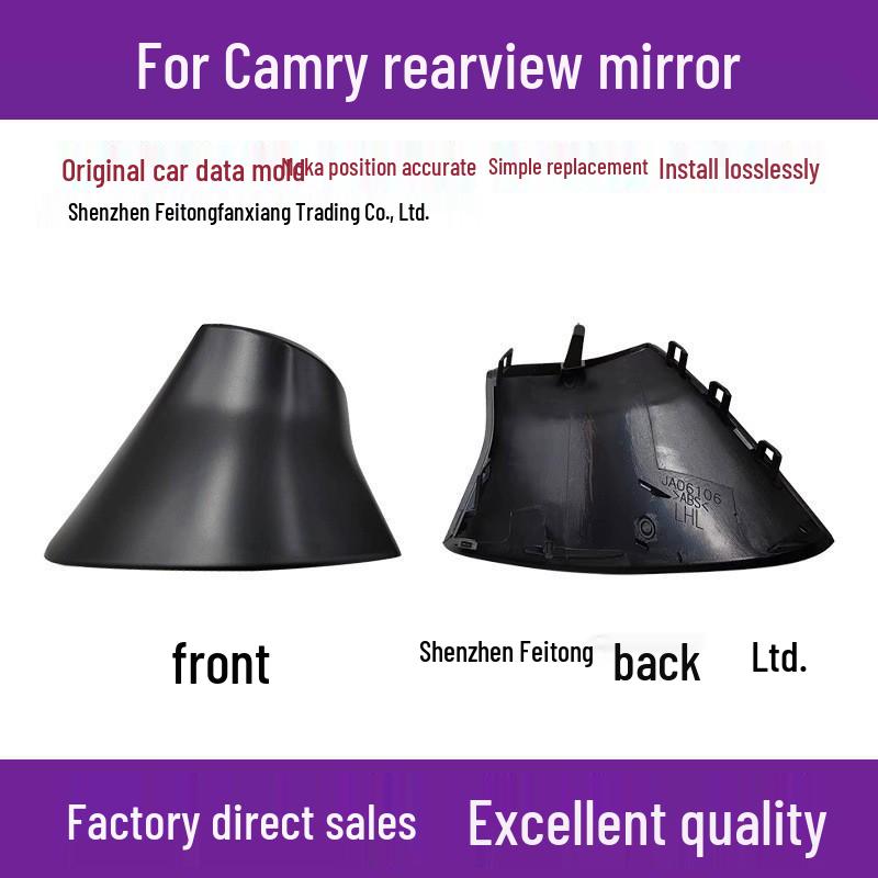 Toyota 8th Gen Camry (2018-2023) Rearview Mirror Shell, Turn Signal Lens & Frame