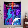 GGhost in the Shell Anime Vertical Tapestry Wall Tapestry Wall Art Aesthetic Room Decor Room Decoration Accessories