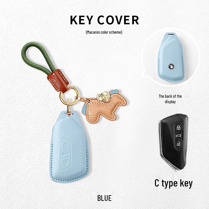 Compatible Key Cover for Skoda Rapid, Fabia, Kamiq, Karoq, Kodiaq