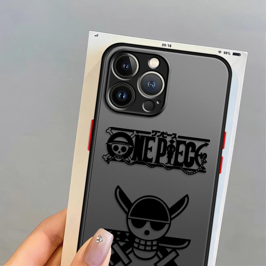 Anime Ones Pieces Logo Case for iPhone 17 Pro Max Air 12 7 8 SE 11 XS XR 13 Mini 15 16 Plus 14 Funda Back Phone Cover