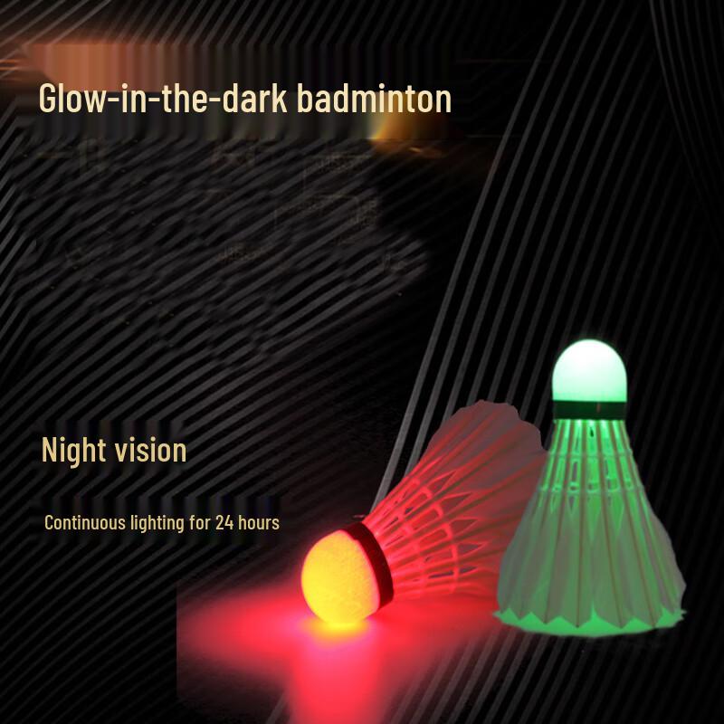 WEZHO LED Luminous Badminton Shuttlecocks