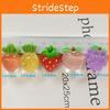 Colorful Strawberry Diy Accessories For Water Bottles And Phone Cases Wholesale Resin Embellishments