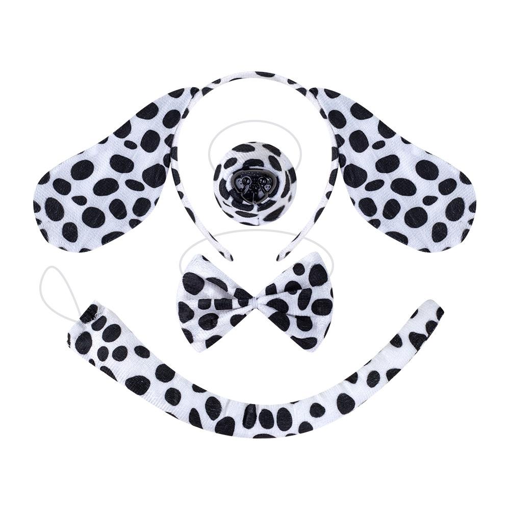 Umorden Child Adult Animals Lion Tiger Donkey Milk Cow Costume Accessories Ears Nose Tail Gloves Set