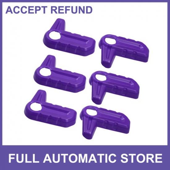 SIX Hardtop Roof Removal Switch Handle Cover for Jeep Wrangler JL 18-23 Purple