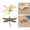 Delicate Brass Dragonfly Sculpture for Elegant Home Decor