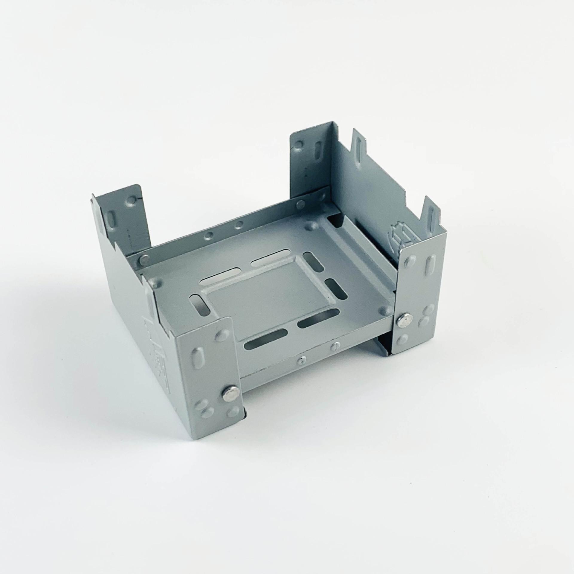 German Outdoor Folding Stove Pro with Windshield — Portable, Handmade Alcohol Burner for Camping and DIY Marches.