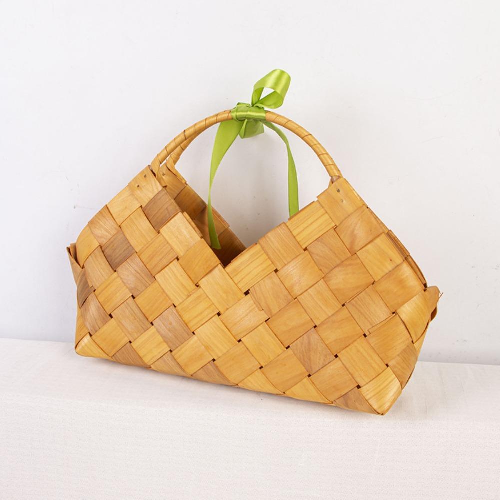 Handheld Flower Pots Handmade Sundries Organizer Fashionable Hanging Baskets  Home