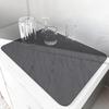New Customizable Non-Slip Absorbent Kitchen Drying Mat for Cups, Plates, and Bowls