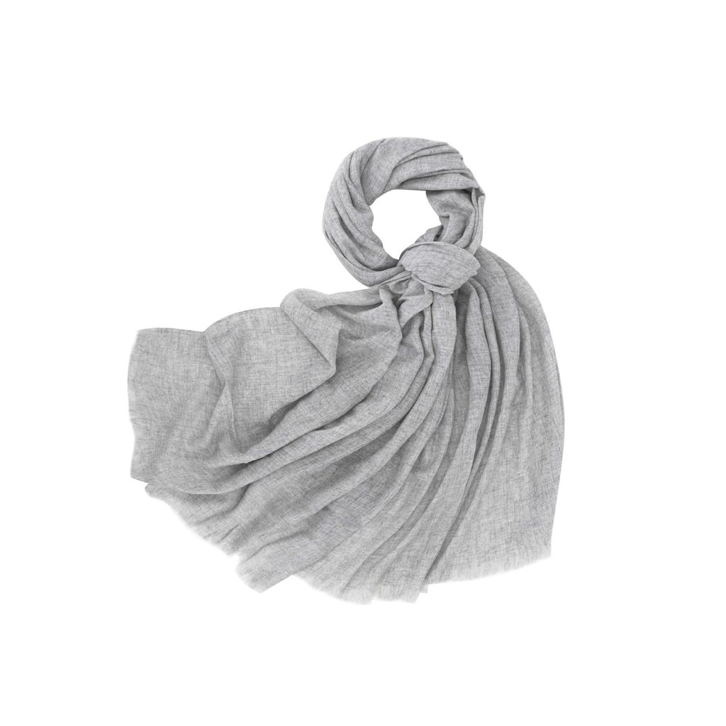 100% wool scarf Spring and Autumn girls high-end new solid color silk scarf literary and retro shawl women's scarf