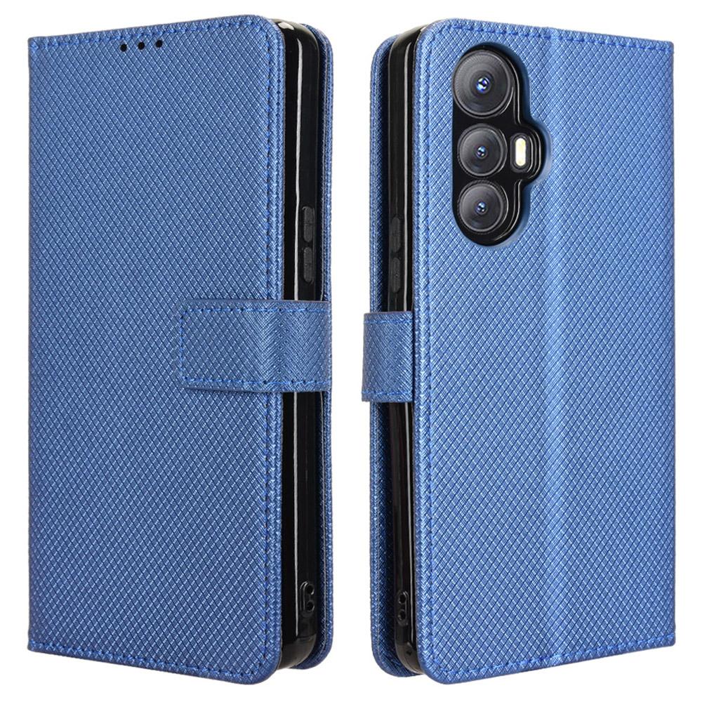 Dla Cubot Max 5 Etui Skórzane PU Tekstura Diamentowa Portfel Pokrowiec na Telefon