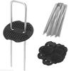 U-shaped Ground Pegs Garden Pegs Heavy Duty Metal Fixing Tools for Securing Weed Control Landscape Fabric Artificial Grass