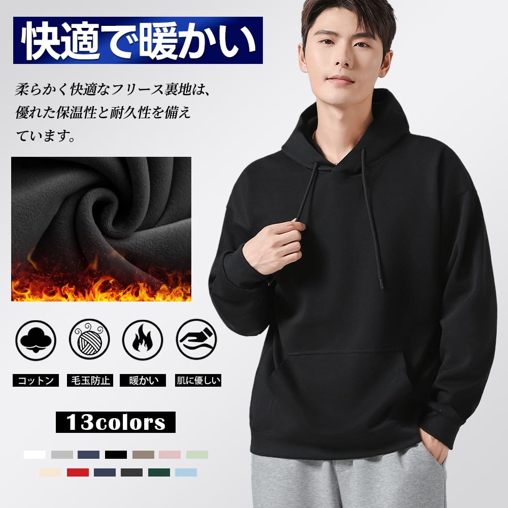 FUZHIHUA Plus Loose Fit Pullover Popular Long Solid Unisex Men's Hoodie, Size, Sweatshirt, Spring/Autumn Clothing, Sleeve, Color, Stylish, Casual,