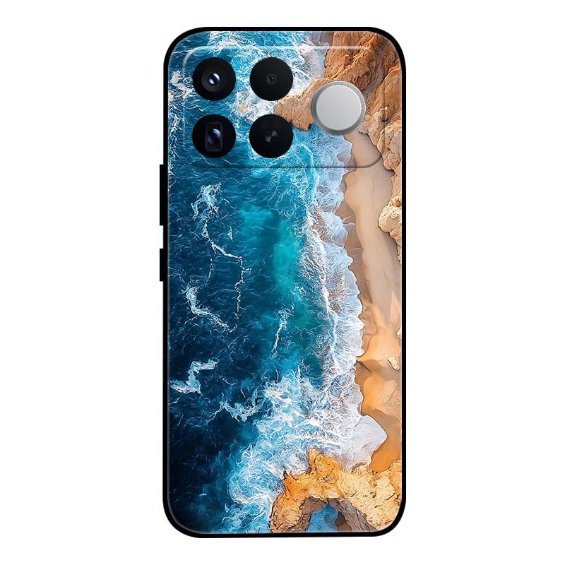 For Xiaomi Poco F8 Ultra Case Marble Painted Soft Matte Silicone Back Cover For Poco F8 Pro Redmi K90 Pro Max Full Phone Shell