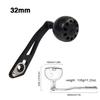 Baitcasting Reel Handle 32mm/1.26in Ergonomic Metal Fishing Reel Handle for Baitcasting DSH019 Matte Black