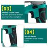 288VF 8 Inches Rechargeable Brushless Electric Saw Chainsaw Wood Cutter Garden Woodworking Power Tools For 18V Battery