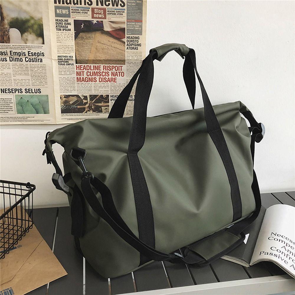 Sac de Voyage Grande Capacité Imperméable Sac Fourre-tout pour Vêtements Féminins Oxford Sacs de Sport Sacs à Main Week-end