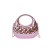 Candy color cloud acrylic bag women's 2025 new European and American fashion rhombic and versatile chain dinner bag