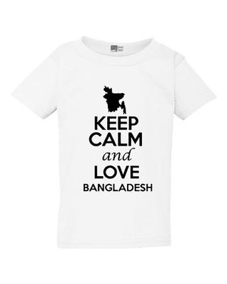 Keep Calm And Love Bangladesh Country People Patriotic Toddler Kids T-Shirt Tee Unisex T-Shirt