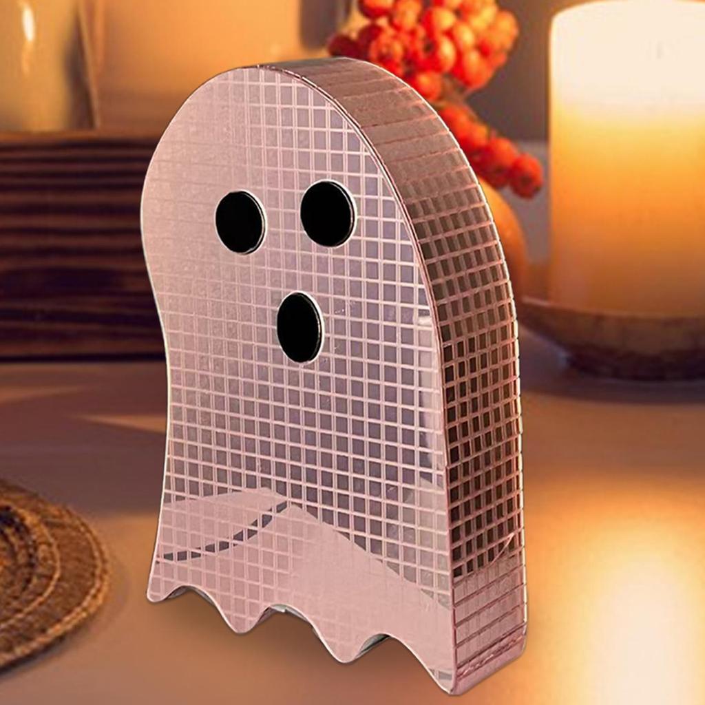 Halloween Ghost Decorations Halloween Mirror Disco Ghost Table Decorations Table Centerpieces For Entryway Haunted Houses