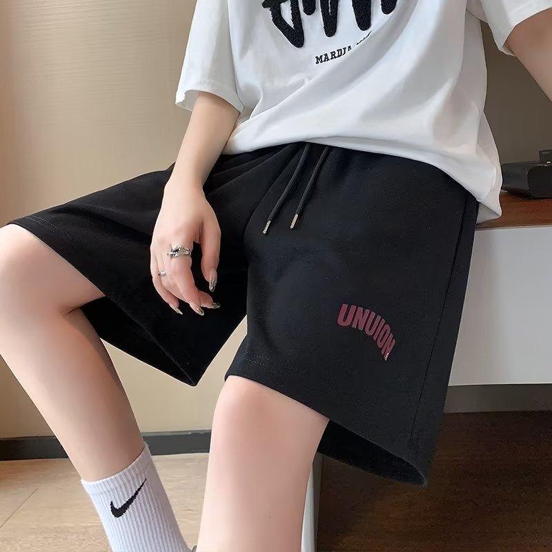 

Баскетбольные широкие брюки с пятью точками для мужчин и женщин, летние свободные повседневные шорты с пятью точками в американском стиле 8XL