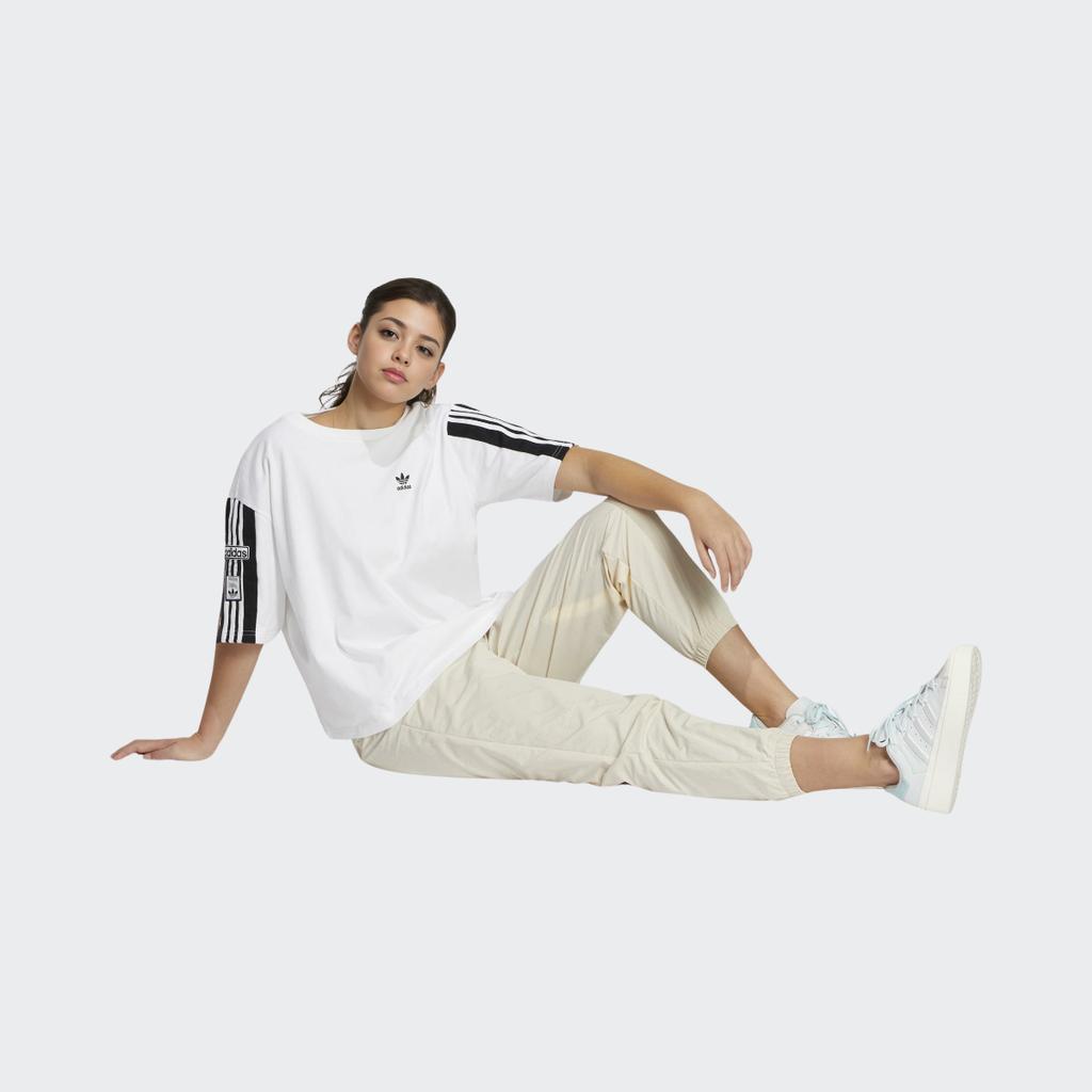 Adidas Originals Adibreak Embroidered Logo Tee Women Tops Wonder-White HY4263
