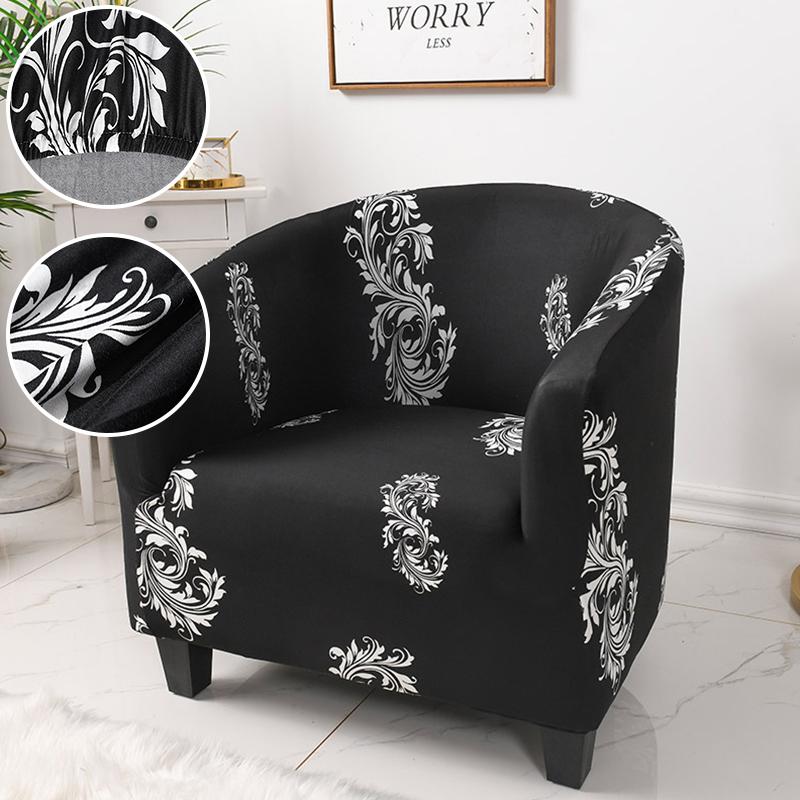 1Pc Armchair Stretch Sofa DIY Full Slipcover Elastic Chair Cover Smooth Polyester Fiber Single Seat