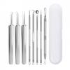 8-piece Skin Acne Sebum Extractor Set