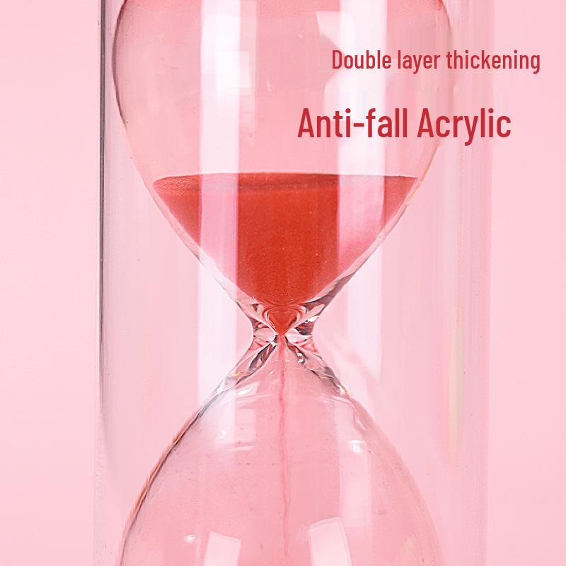 Hexagonal High-End Drop-Proof 5-Minute Glass Timer Ornament