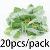 (20Pcs/pack) 12cm Green Simulated Tree Leaves Rose Leaf Home Decoration Vase Decoration Bouquet Packaging Diy with Handmade