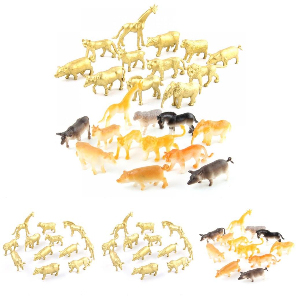 Detailed Pvc Animal Model Collection For Kids With Exciting Giraffe And Lion Toys