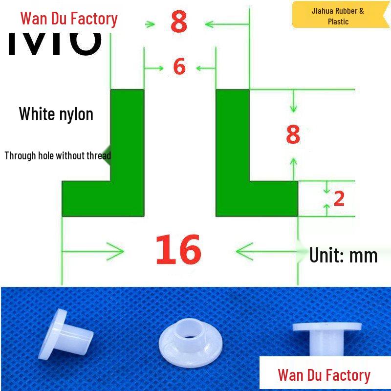 T-Shaped Nylon Insulating Bushing Spacer for M3-M35 Threads