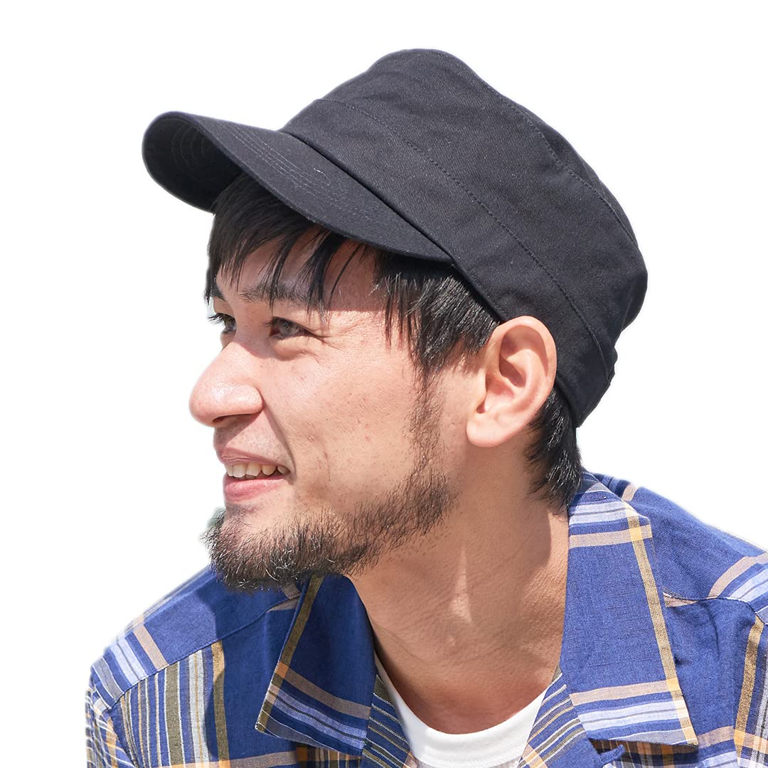 

Стильная рабочая кепка черного цвета, простой дизайн, хлопок, большие размеры, дышащая [CHARM] (58p / / Унисекс) (100% / Шляпа) Доступно,