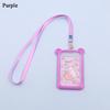 1PC Cartoon Bear Lanyard Identity ID Card Sleeve Credit Cover Case Card Holder Bus Card Case