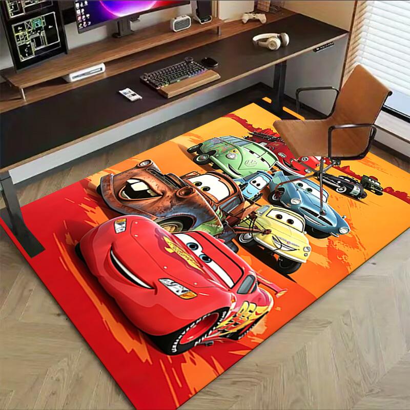 Cars Movie Characters Carpet For Playroom Bedroom Living Room Sofa Home Decorkids Game Area Rug Nonslip Floor Mat