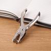 3/6mm Hole Puncher Portable Single Hole Punch Paper Material Scrapbooking Handheld Metal Craft Office Binding Supplies
