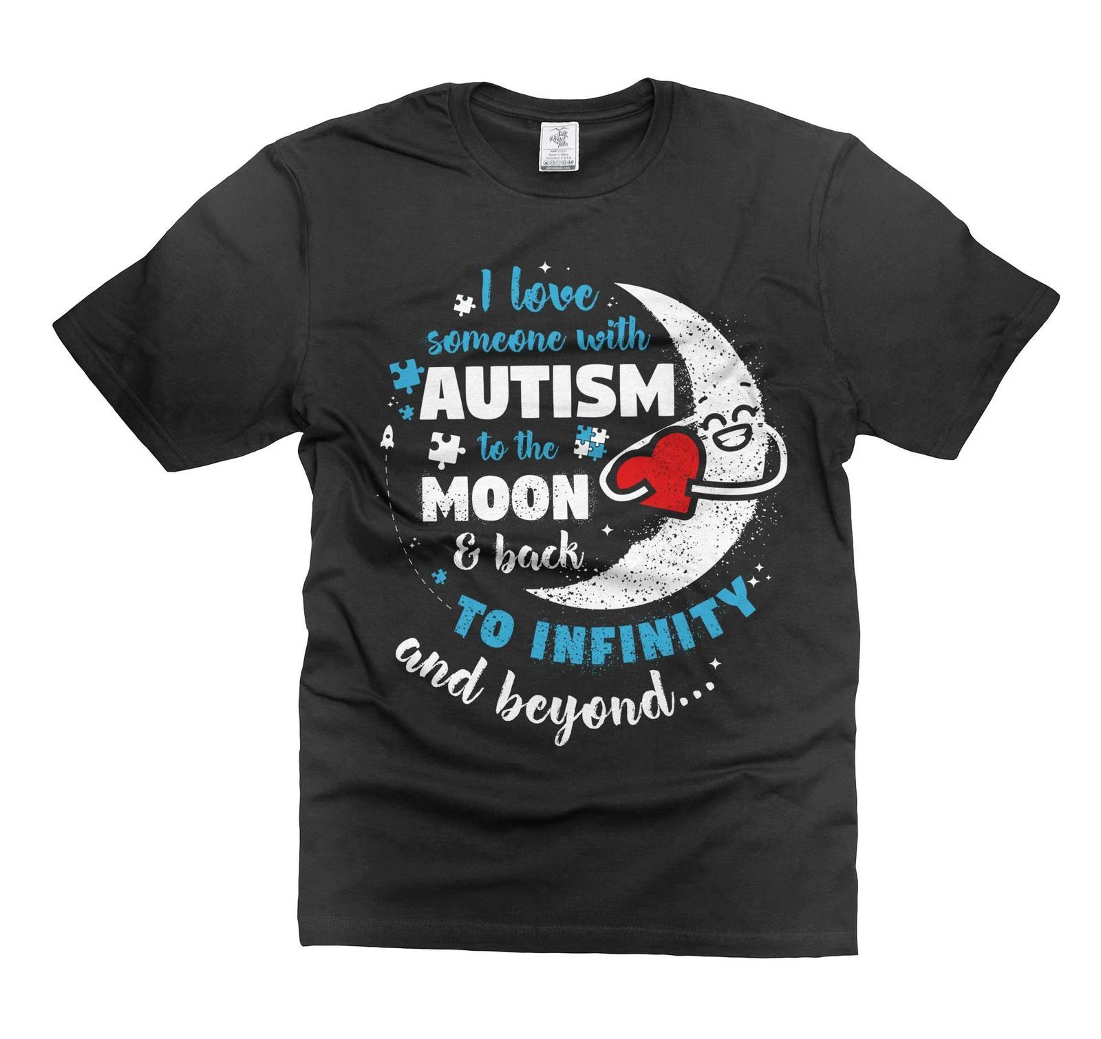 

I Love Someone With Autism To The Moon And Back Shirt Autism Awareness Shirt L