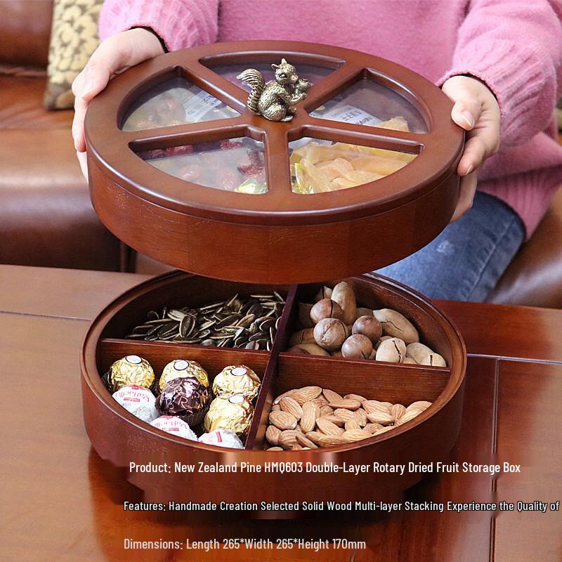 Handon HMQ603 Double-Layer Rotating Snack Box