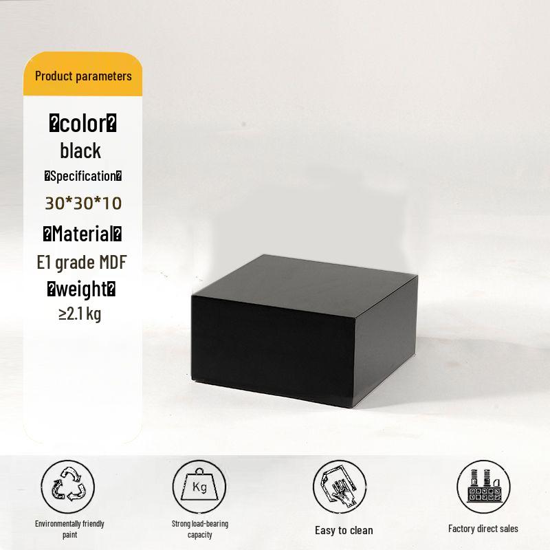 

Black Square Display Stand for Flowers, Art, Photos, or Clothing