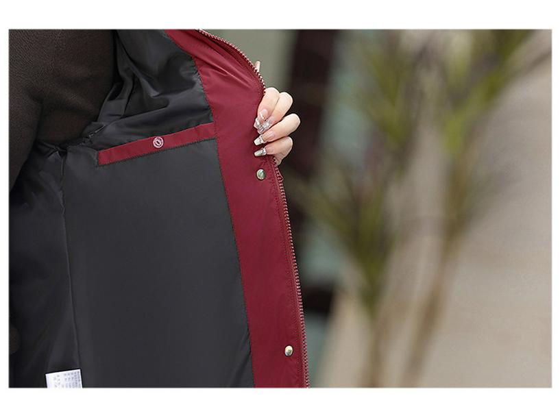 Marke Kältefeste Elegante Daunenjacke für Mama - 2025 Winterwärme, Dicke Weiße Entendaunenmantel für Mittelalte und Ältere Frauen.